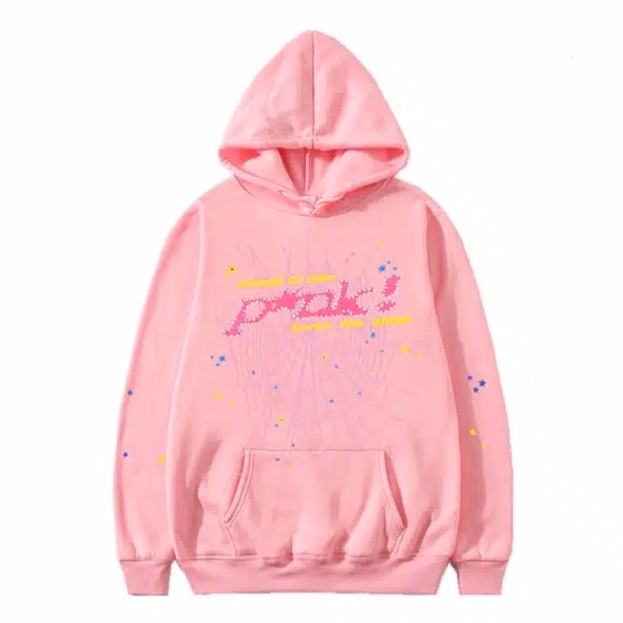 Sp5der-huppari pinkki